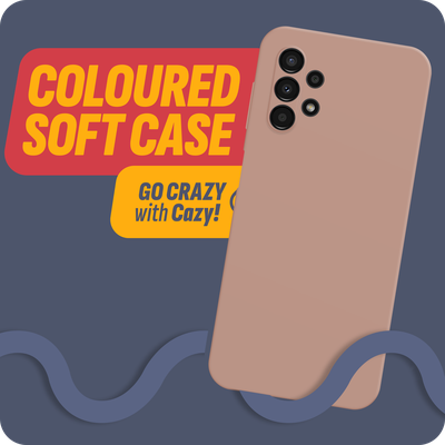 Cazy Soft Color TPU Hoesje geschikt voor Samsung Galaxy A13 4G - Roze