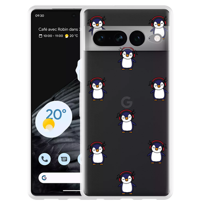 Cazy Hoesje geschikt voor Google Pixel 7 Pro - Penguin Chillin