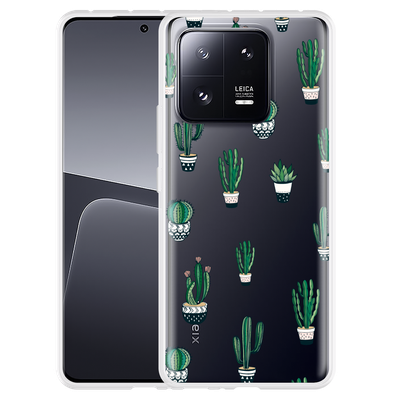 Cazy Hoesje geschikt voor Xiaomi 13 Pro Green Cactus