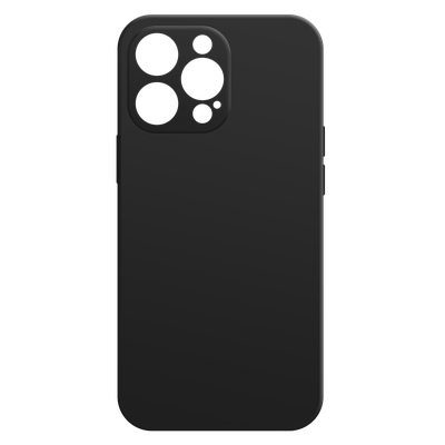 Cazy Soft Color TPU Hoesje geschikt voor iPhone 14 Pro Max - Zwart