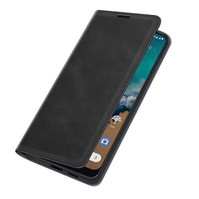 Cazy Wallet Magnetic Hoesje geschikt voor Nokia G50 - Zwart