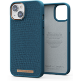 Njord Collections Fabric Tonal Hoesje geschikt voor iPhone 14 Plus - Deep Sea