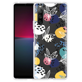 Cazy Hoesje geschikt voor Sony Xperia 10 IV - Abstract Flowers