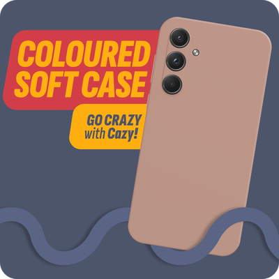 Cazy Color TPU Hoesje geschikt voor Samsung Galaxy S23 FE - Roze
