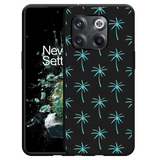Hoesje Zwart geschikt voor OnePlus 10T - Palmbomen