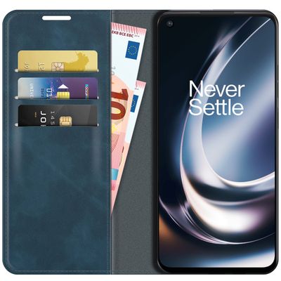 Cazy Wallet Magnetic Hoesje geschikt voor OnePlus Nord CE 2 Lite - Blauw