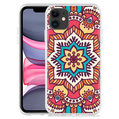 Cazy Hoesje geschikt voor iPhone 11 - Mandala Hippie