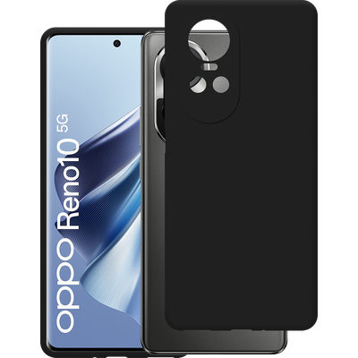 Just in Case Oppo Reno10 Pro5G - Soft TPU Case with Necklace Strap - Black