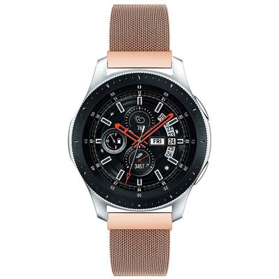 Cazy Milanees armband voor Samsung Galaxy Watch 46mm - Rose Gold