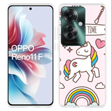 Hoesje geschikt voor Oppo Reno11 F Unicorn Time