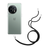 TPU Hoesje met Koord geschikt voor OnePlus 11 - Transparant