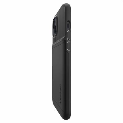 Hoesje iPhone 14 Plus Spigen Slim Armor CS Case - Zwart