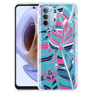 Cazy Hoesje geschikt voor Motorola Moto G41 - Design Feathers