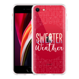 Hoesje geschikt voor iPhone SE 2020 - Sweater Weather