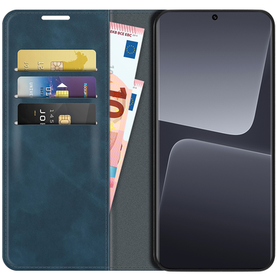Cazy Wallet Magnetic Hoesje geschikt voor Xiaomi 13 Pro - Blauw
