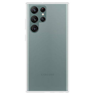 Cazy TPU Hoesje met Koord geschikt voor Samsung Galaxy S22 Ultra - Transparant