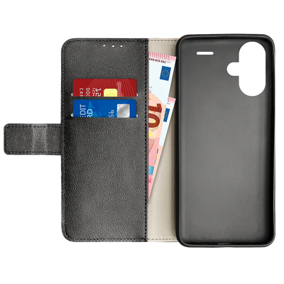 Just in Case Xiaomi Redmi Note 13 Pro+ 5G Classic Wallet Case - Black