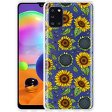 Hoesje geschikt voor Samsung Galaxy A31 - Sunflowers