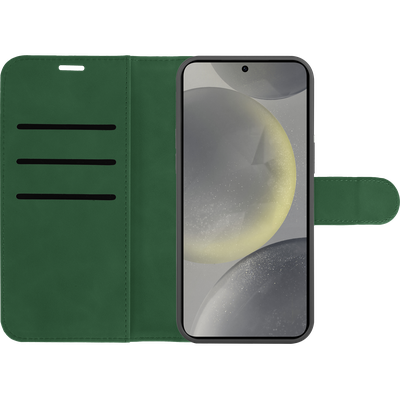 Cazy Uitneembare 2-in-1 Bookcase geschikt voor Samsung Galaxy S24 - Magnetische Backcover - Hoesje met Pasjeshouder - Groen