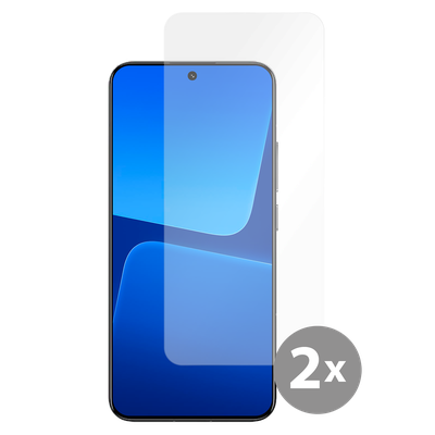 Cazy Tempered Glass Screen Protector geschikt voor Xiaomi 13 - Transparant - 2 stuks