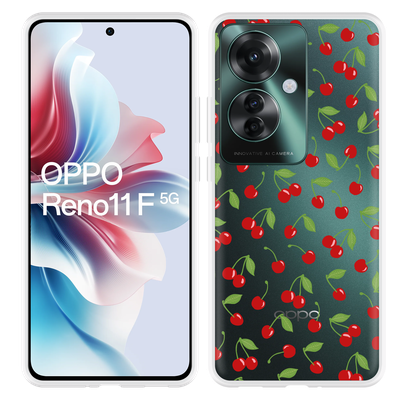 Cazy Hoesje geschikt voor Oppo Reno11 F Kersen