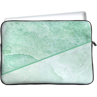 Cazy Tablet Sleeve geschikt voor iPad Mini 2022 (6th Gen) - Green Marble