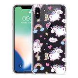 Hoesje geschikt voor iPhone Xs - Fat Unicorn