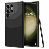 Spigen Hoesje geschikt voor Samsung Galaxy S23 Ultra - Thin Fit - Zwart