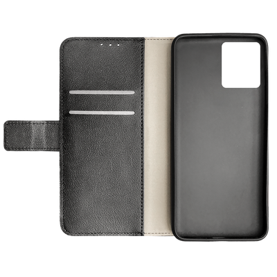 Cazy Wallet Classic Hoesje geschikt voor Motorola Edge 30 Fusion - Zwart