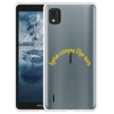 Cazy Hoesje geschikt voor Nokia C2 2nd Edition - Here Comes The Sun