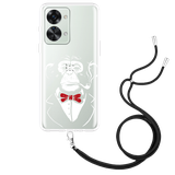 Hoesje met Koord geschikt voor OnePlus Nord 2T - Smoking Chimp