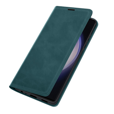 Cazy Wallet Magnetic Hoesje geschikt voor Samsung Galaxy S23 Ultra - Groen
