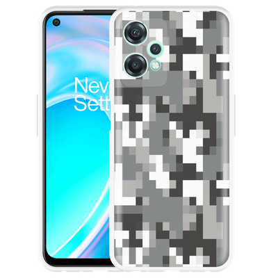 Cazy Hoesje geschikt voor OnePlus Nord CE 2 Lite - Pixel Camouflage