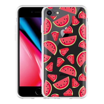 Cazy Hoesje geschikt voor iPhone 8 - Watermeloen