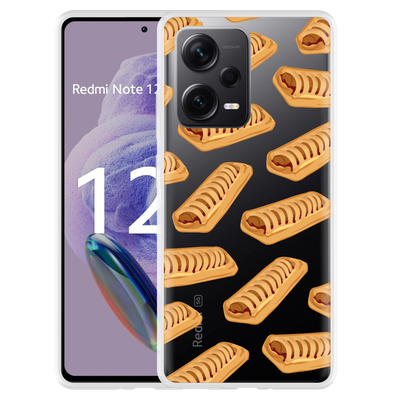 Cazy Hoesje geschikt voor Xiaomi Redmi Note 12 Pro+ 5G Frikandelbroodjes